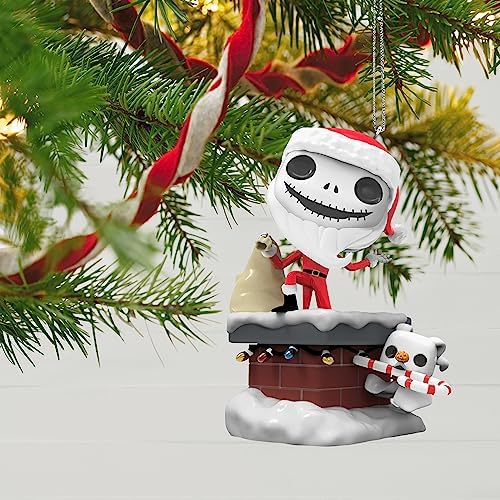 Hallmark Keepsake Christmas Ornament 2023 Disney Tim Burton Funko POP Jack Skellington Zero