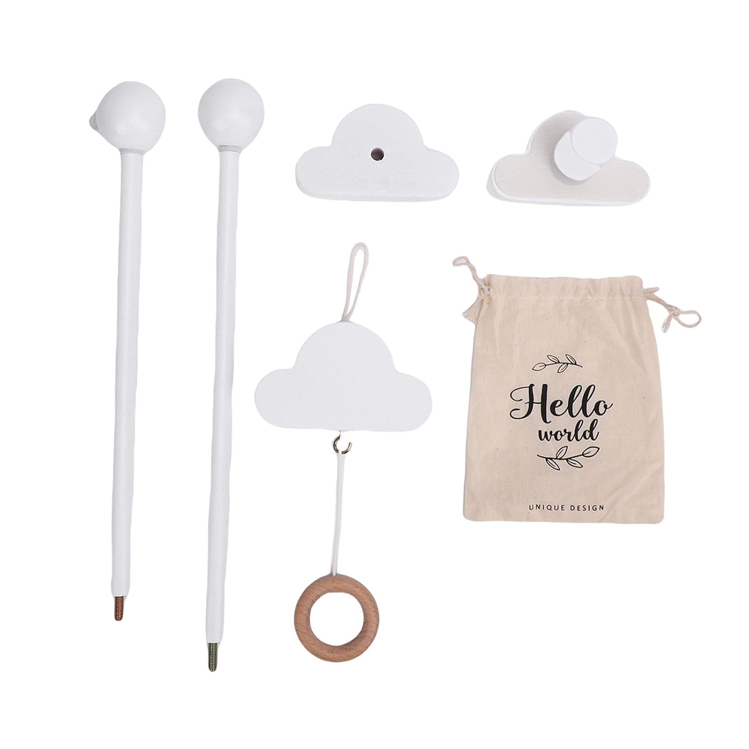 Yoidesu Baby Mobile Hanger for Crib with Music Box