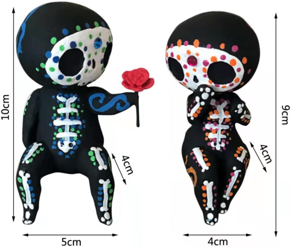 Sugar Skull Couple Figurine Halloween Decor