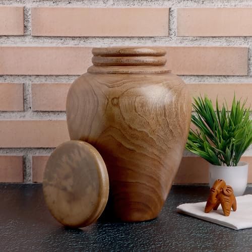 Wooden Cremation Urn for Human Ashes Handcrafted