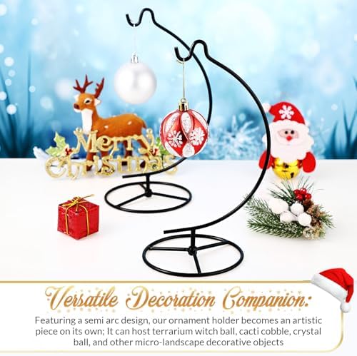 Baderke 2 Pack Ornament Display Stand Hanging Hook