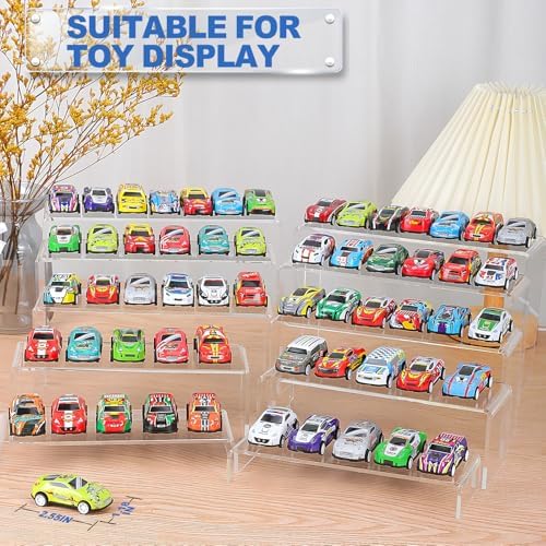 Aheroi Clear Acrylic Risers Display Set 10 Pcs 2 Sets 7-9 Inches