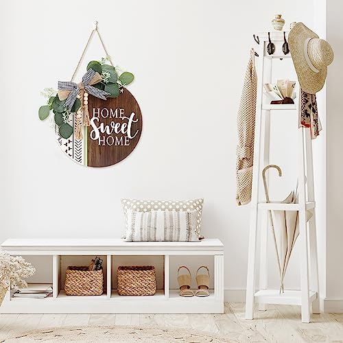 TOARTi 3D Welcome Door Wreath Decor Sign