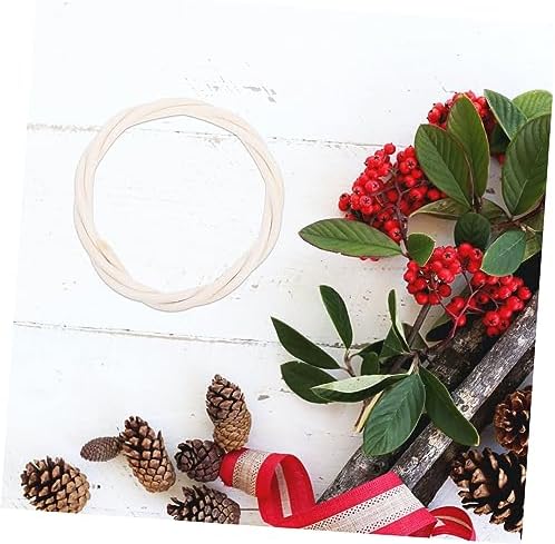 NOLITOY 6pcs Rattan Wreath Crafting Kit for Decorations