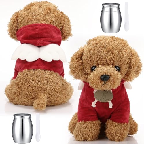 Shappy 2 Set Angel Dog Urn Memorial Keepsake