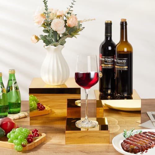 3 Pcs Acrylic Risers for Display Food Jewelry Collectibles