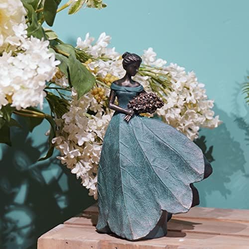 Guichifun Fairy Statue Leaf Angel Girl Home Decor