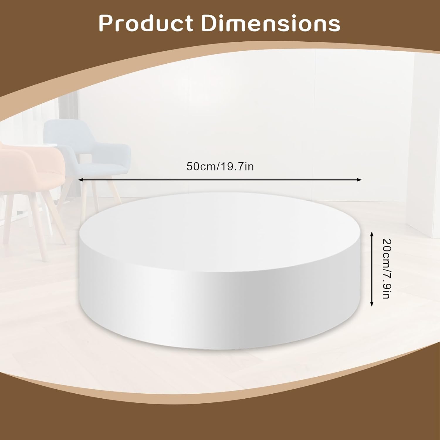 Heavy-Duty Cylinder Display Stand 100kg Capacity