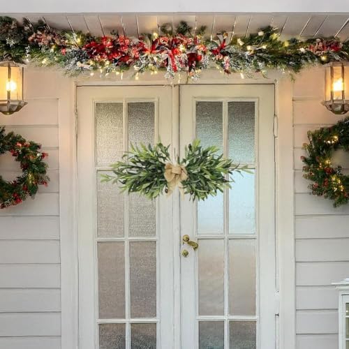 24 Inch Artificial Olive Flower Swag Decor 1