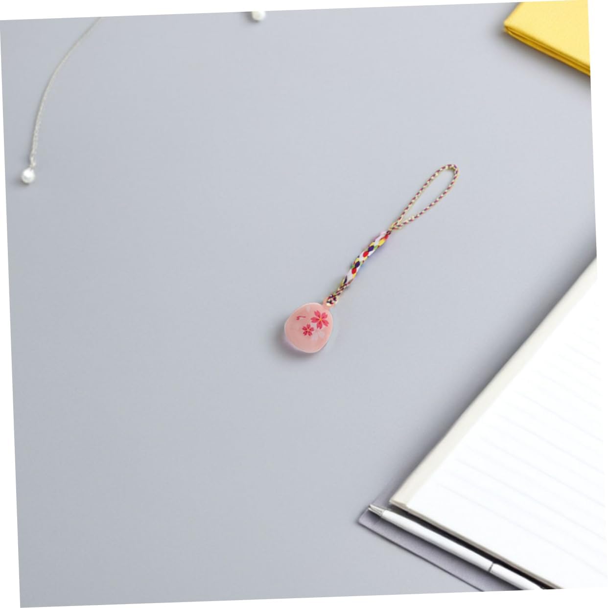 Cherry Blossom Decorative Hanging Bell Pendant for Phones Cars Homes