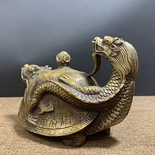 Handcrafted Brass Sculpture Statue and Copper Teapot Ornament
