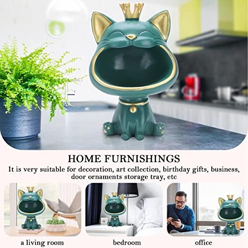 Fortune Cat Key Bowl for Entryway and Desk