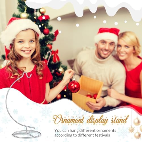 Baderke Ornament Display Stand - 1043 Inch Silver Hanging Holder