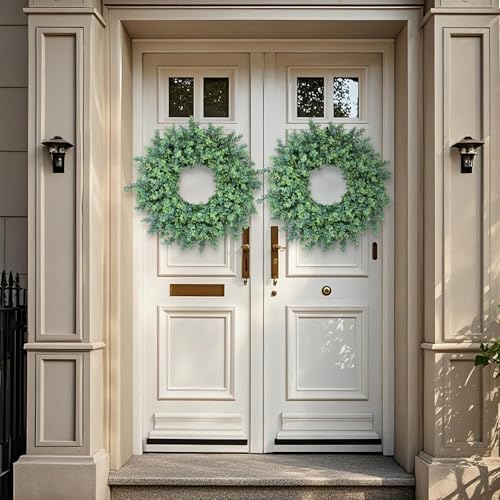 26 Artificial Boxwood Wreath for Front Door