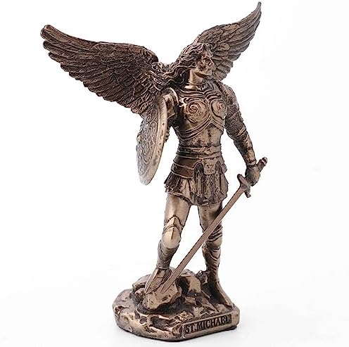 Veronese Design 42 Inch Archangel Saint Michael Bronze Figurine