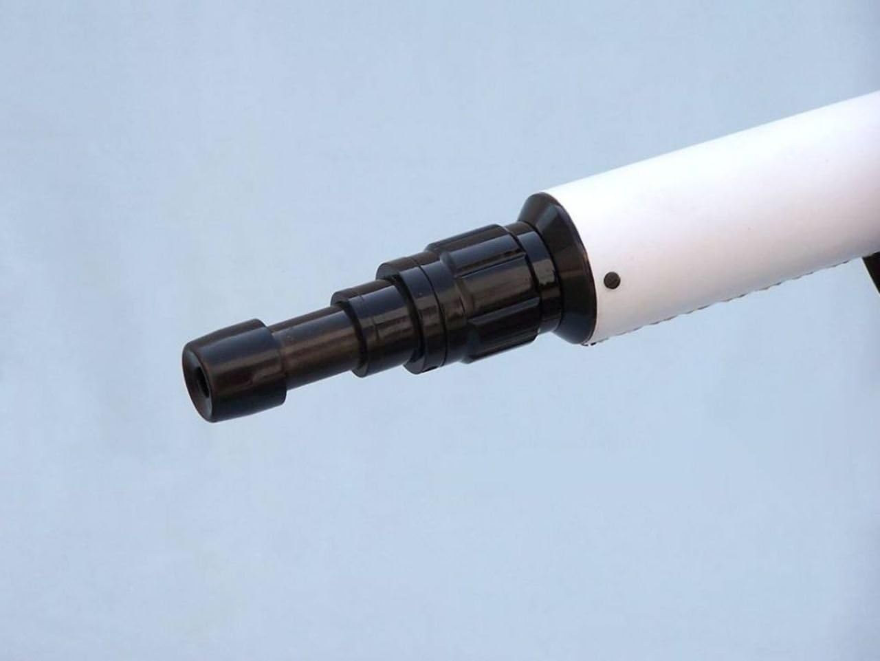 Hampton Nautical Anchormaster 50 Decorative Telescope Floor Standing Brushed Nickel