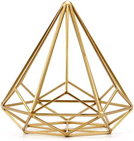 6 Inches Bright Gold Iron Sphere Decorative Accent