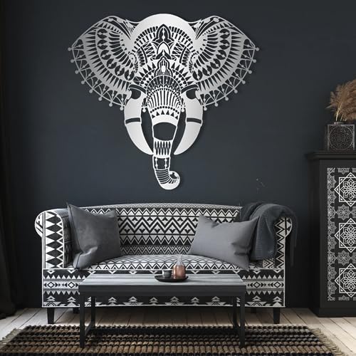 Fayholy Elephant Metal Wall Art Decor 275x251