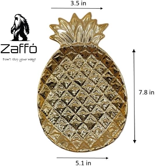 Gold Pineapple Key Holder Bowl with Aroma Diffuser 1