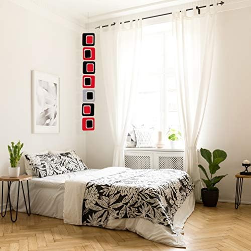 Dramatic Coolsville Art Mobile 6x45 - Retro Midcentury Wind Chimes