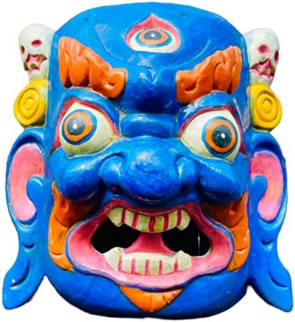 Himalayan Craft Wall Sculpture Mahakala Mask