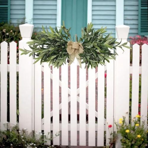 24 Inch Artificial Olive Flower Swag Decor 1