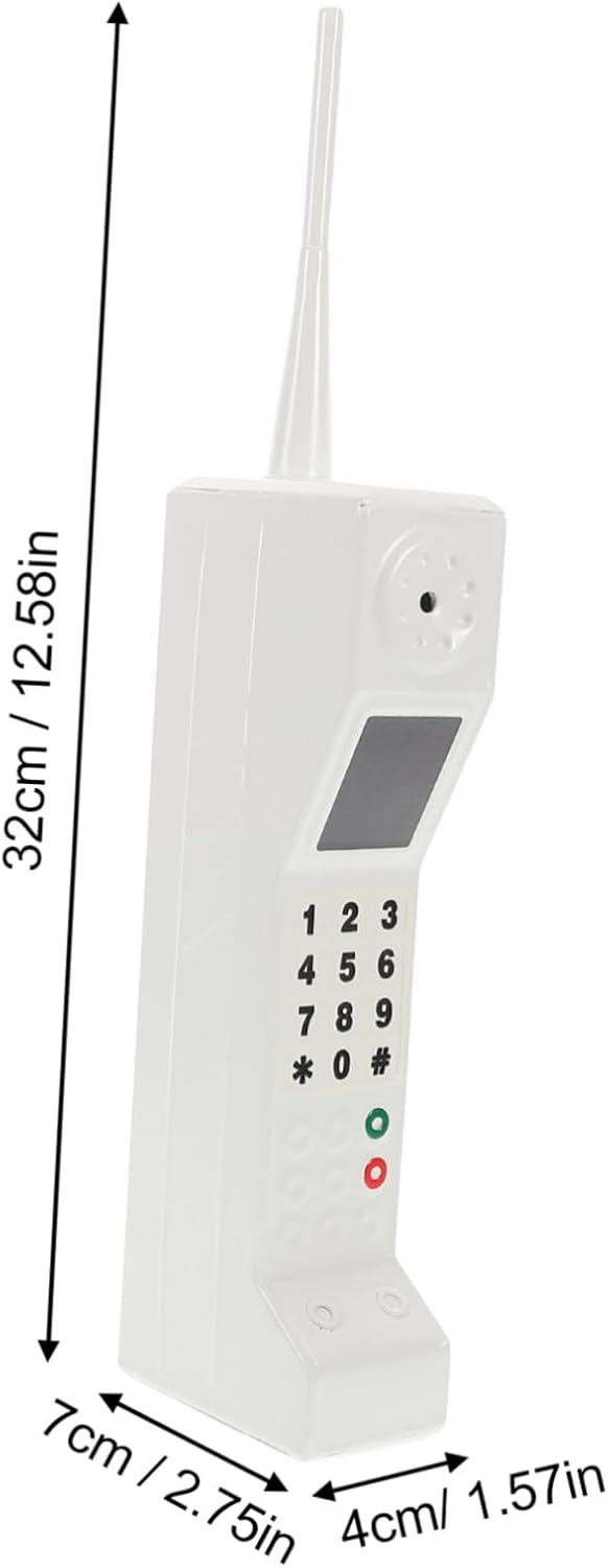 Zerodeko Classic 90s Retro Phone Decor Prop