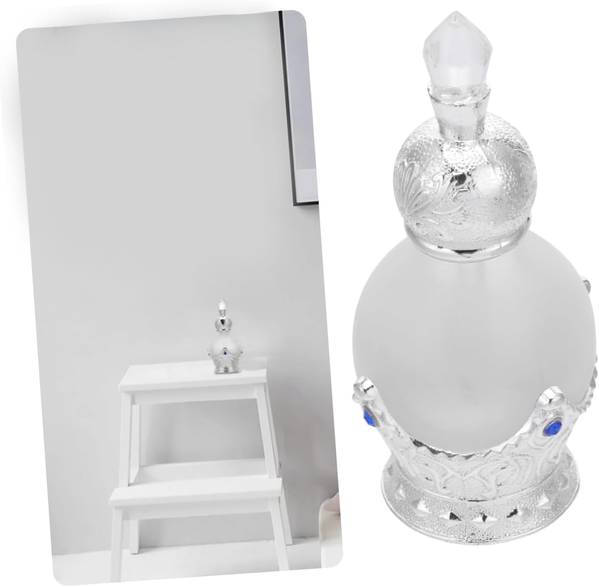 Vintage Glass Dropper Bottle for Essential Oils and Fragrances