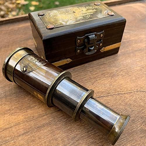 Antique Brass Victorian Telescope Decorative Gift