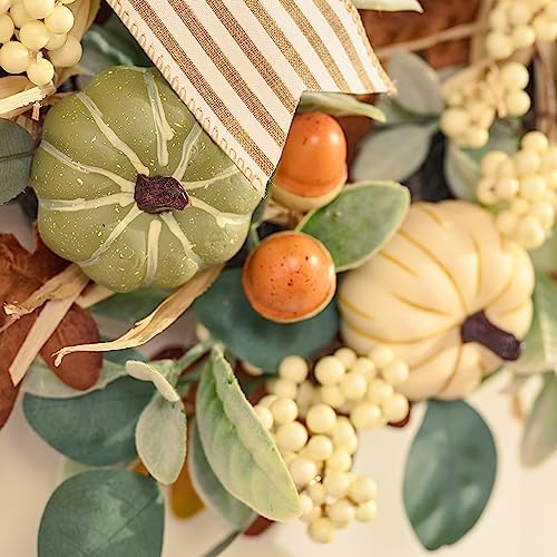 Valery Madelyn 20 Fall Wreath with Lights