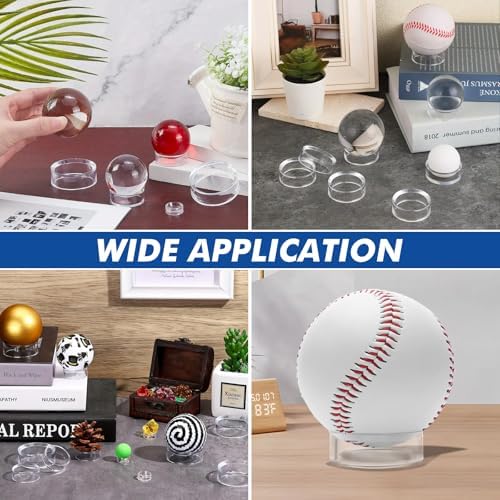 Small Clear Display Stand Holder Ring for Balls Collections