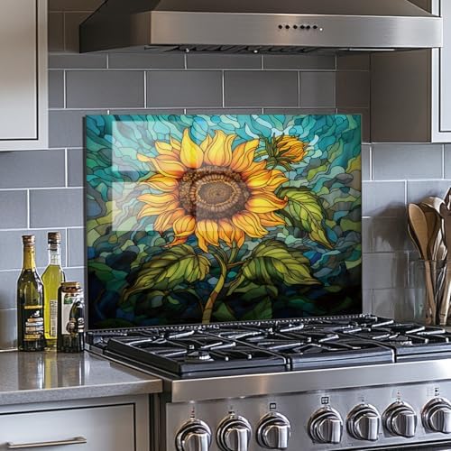 Evgosm Tempered Glass Backsplash 30x18