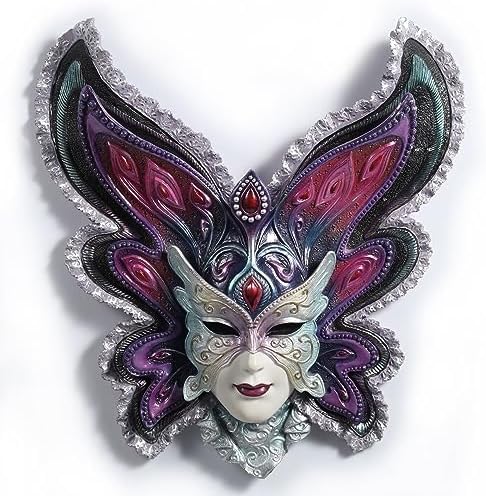 Veronese Design 11 38 Inch Butterfly Venetian Mask Sculpture
