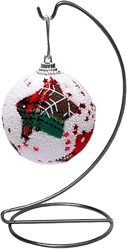 YEARCHY Ornament Display Hanger Rack Stand Hook for Christmas Party Decoration Black