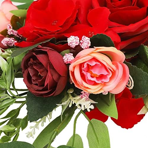 BFYDOAA Artificial Wedding Arch Flowers Swag