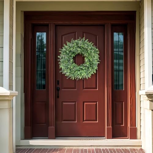 26 Artificial Eucalyptus Wreath with White Seeds