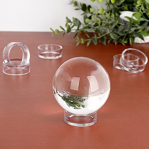 JUXYES 12 Clear Sphere Display Stands for Decorative Balls