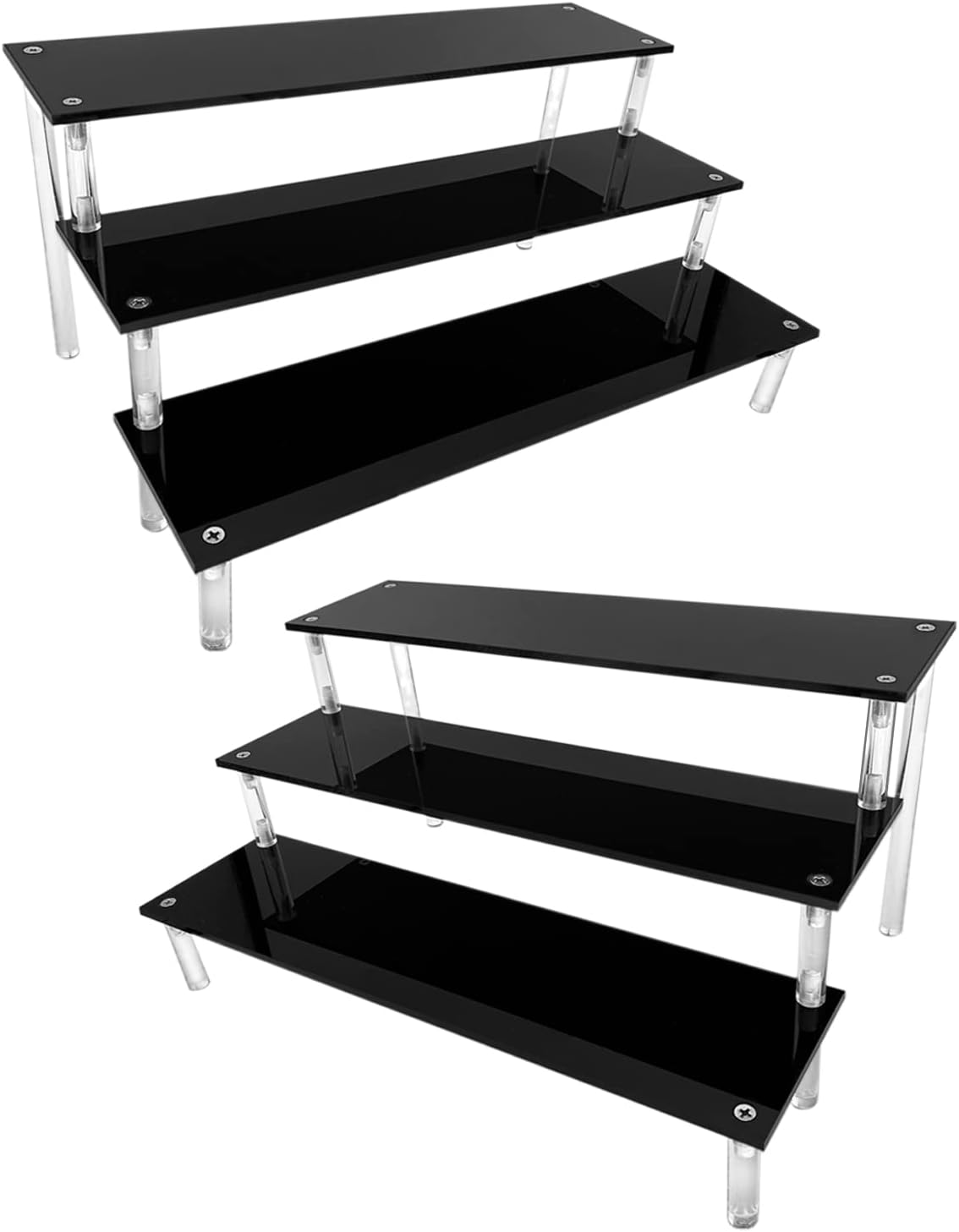 AZEAM Acrylic Riser Display Stand 2 Pack
