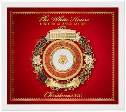 2025 White House Christmas Ornament - 150 Years State Dinners