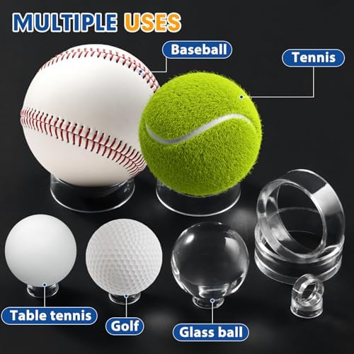 Small Clear Display Stand Holder Ring for Balls Collections