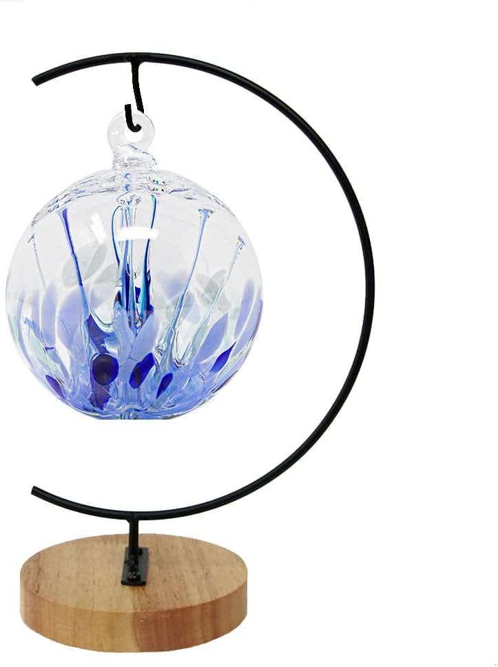 Iron Display Stand for Christmas Glass Globes C Shape 1 Pcs