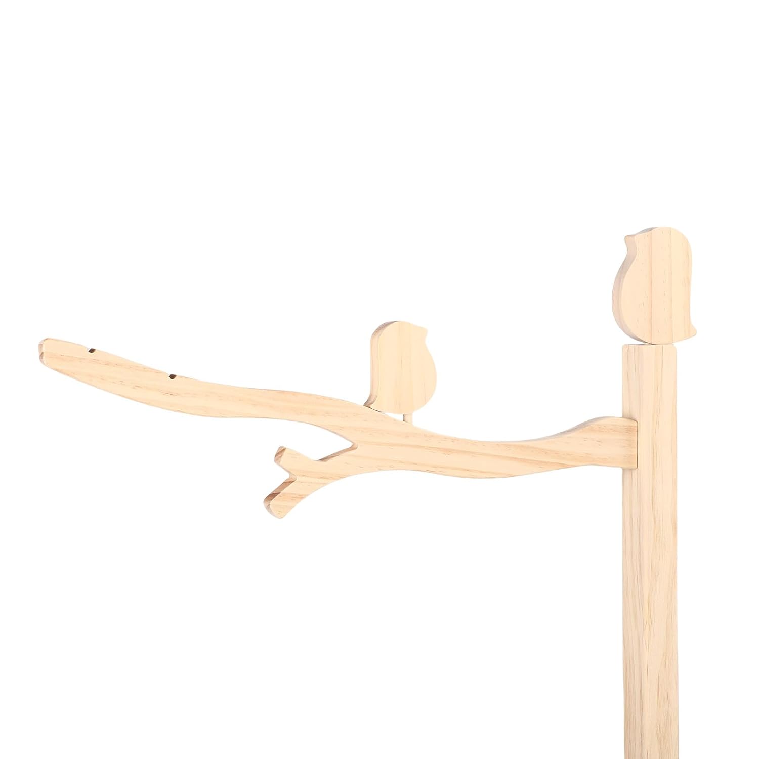 Wooden Crib Mobile Stand with Anti Tip Design for Baby Nursery