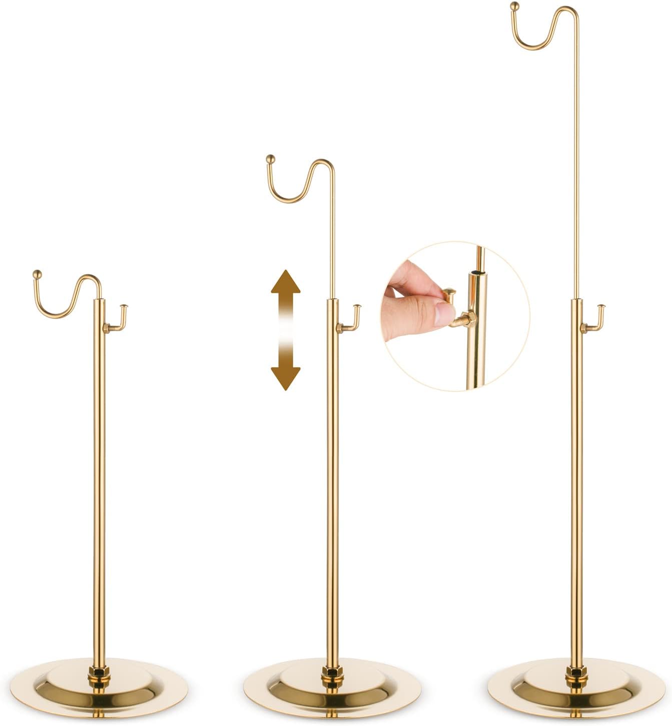 Gold Handbag Display Stands Set of Two
