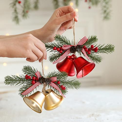 Ochine Christmas Jingle Bells Door Hanger