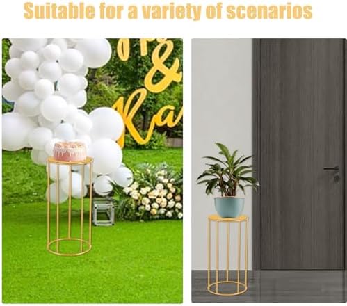 Vorriop 177 in Gold Pedestal Table for Parties