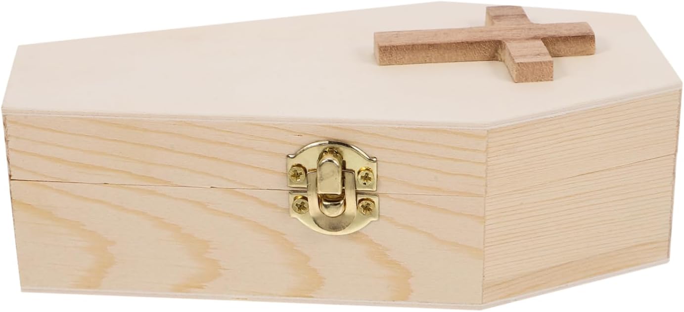 Coffin Shape Decorative Jewelry Storage Box