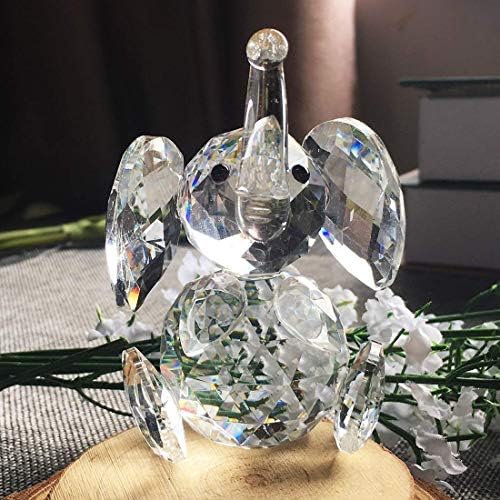 HD Crystal Cute Elephant Figurine Collection