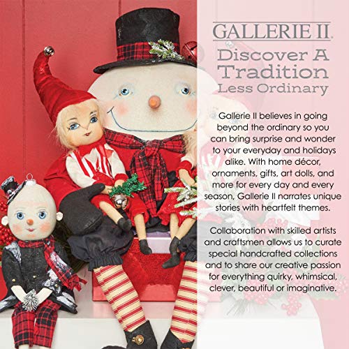 Gallerie II 9 Inch Clap Saddle Christmas Decor