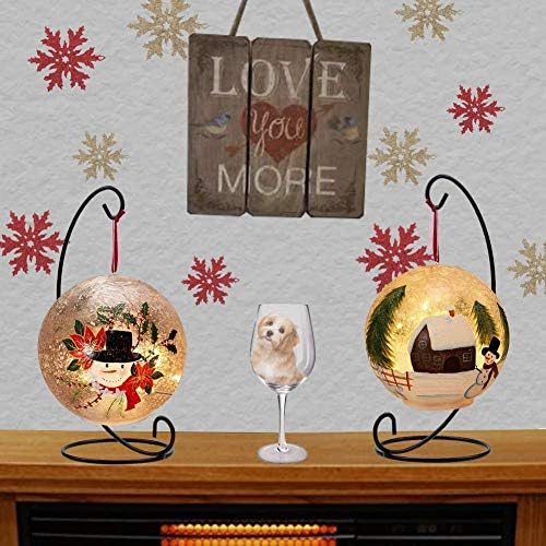 DaskFire Ornament Display Stand Holder Hook Pack