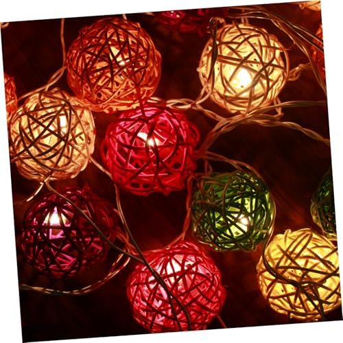 100pcs Colorful Rattan Decorative Balls